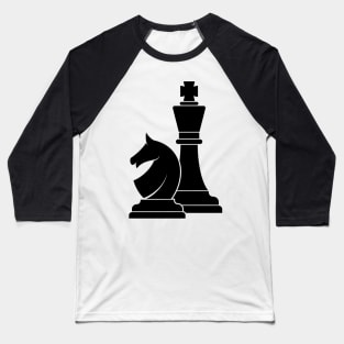 Chess King And Knight Baseball T-Shirt